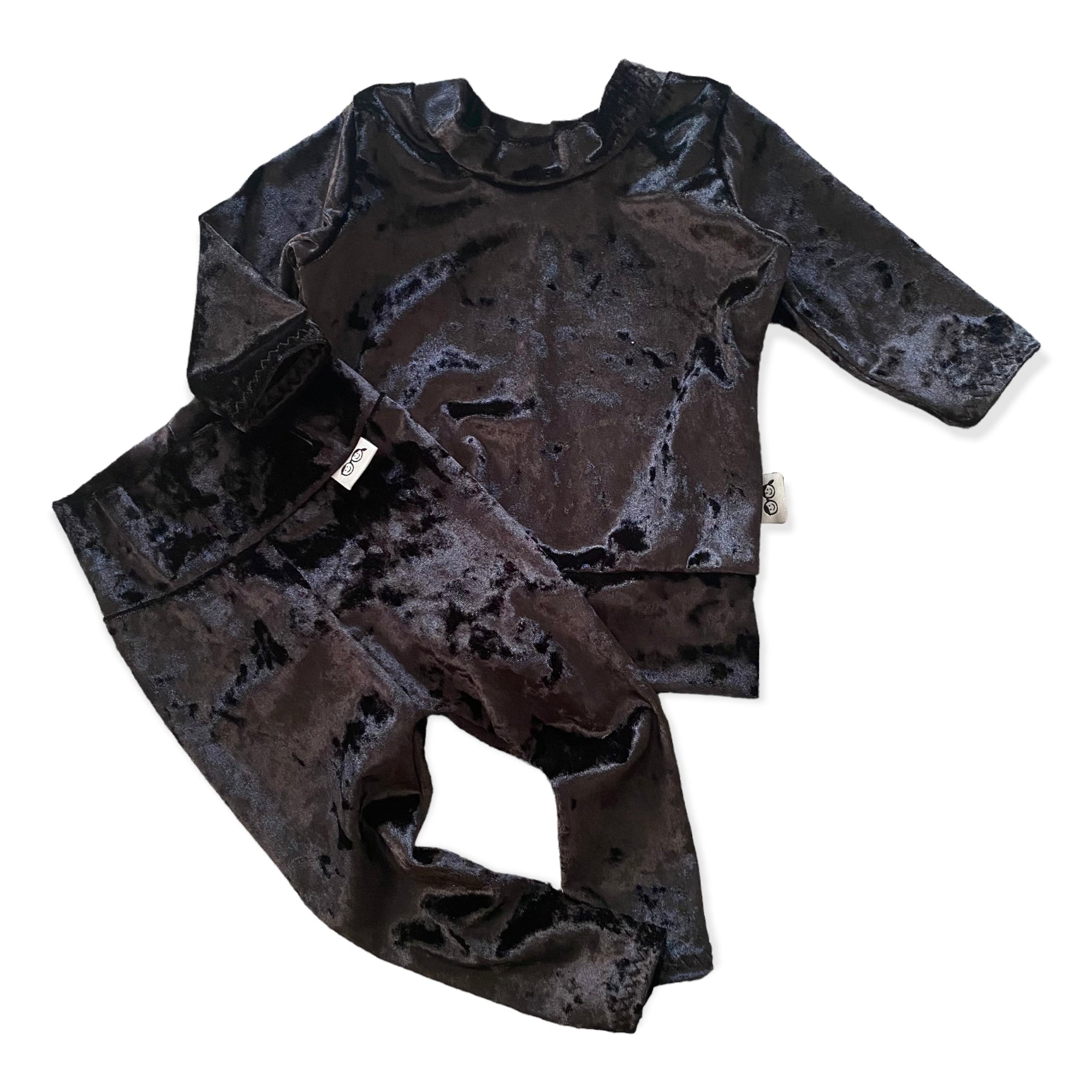 Black Velvet Dudis Lounge Set