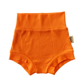 Bright Orange Ribbed Bummies