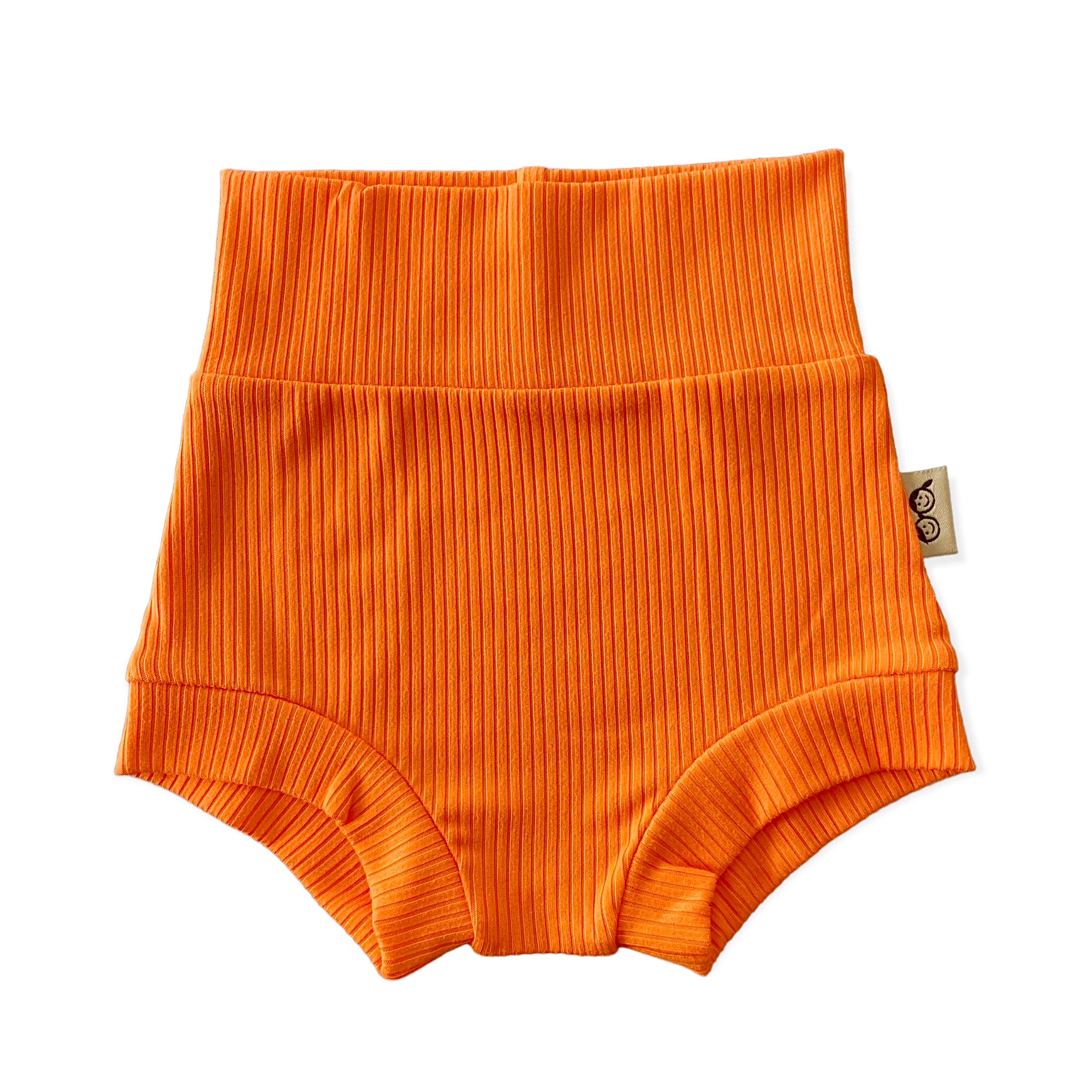 Bright Orange Ribbed Bummies