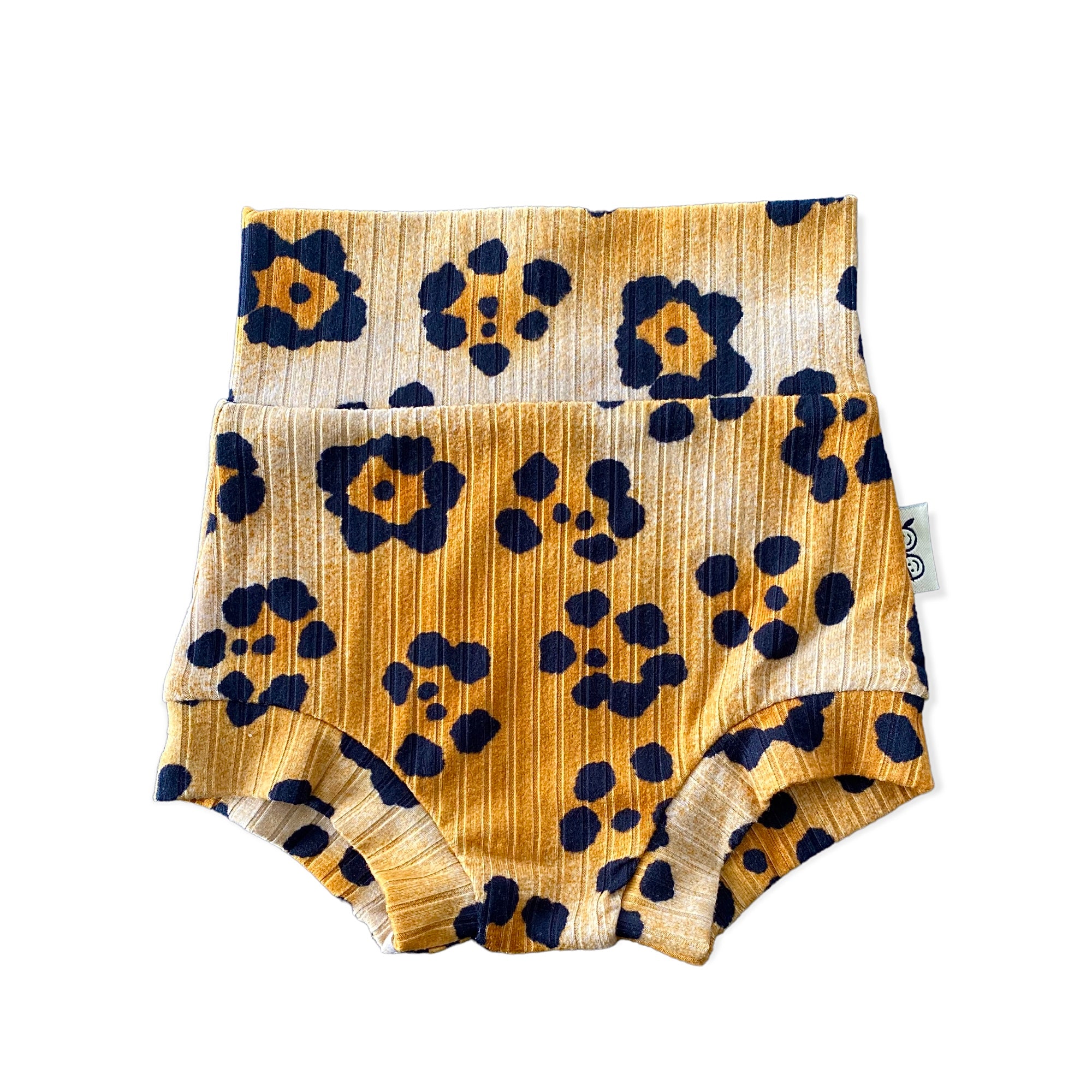 Brown Cheetah Flowers Bummies and/or Headbands
