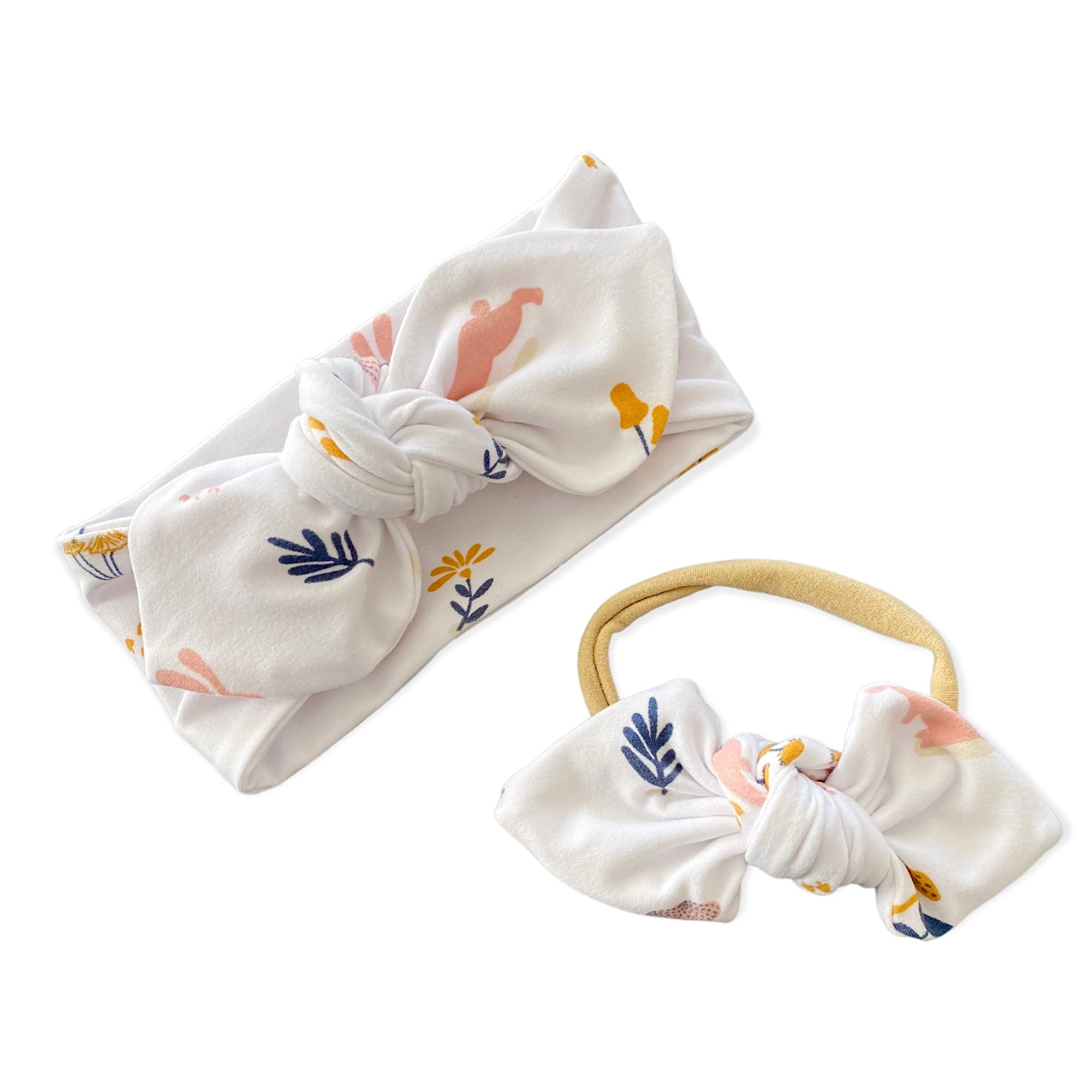 Bunny Hop On White Leggings and/or Headbands