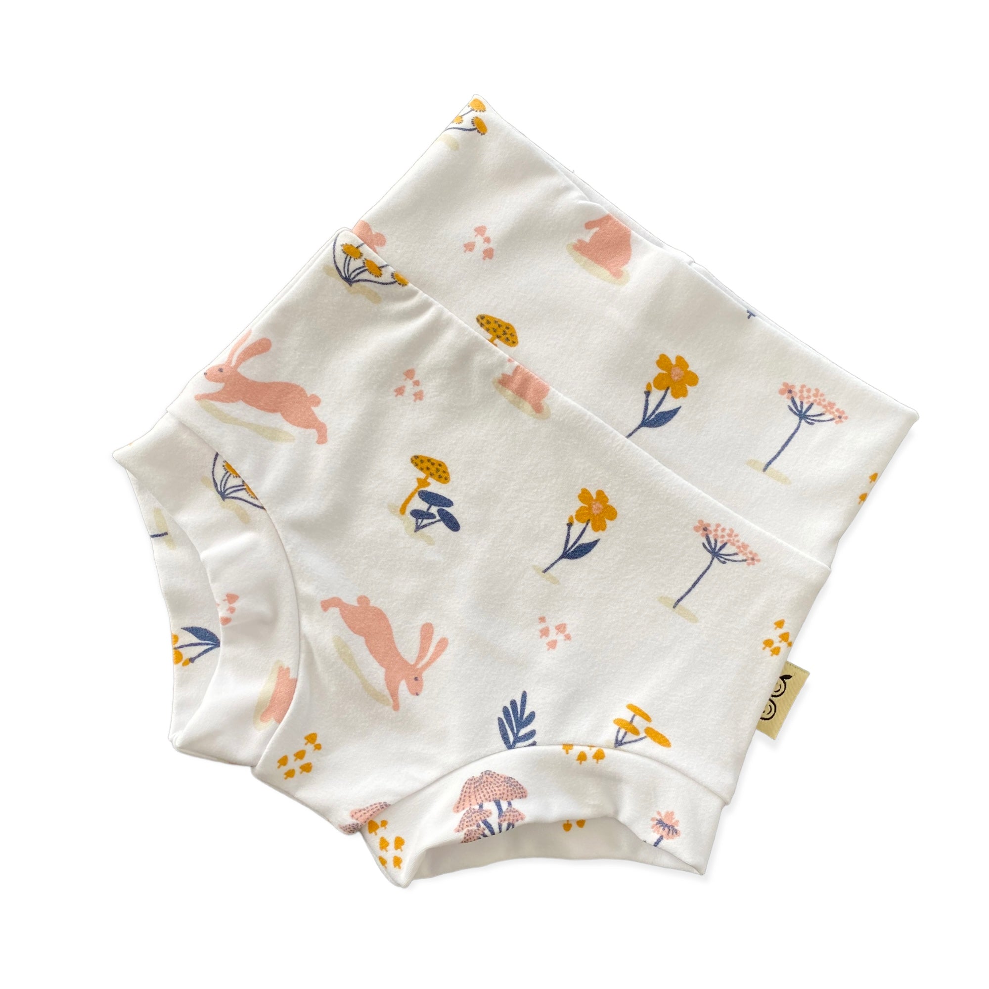 Bunny Hop On White Bummies and/or Headbands