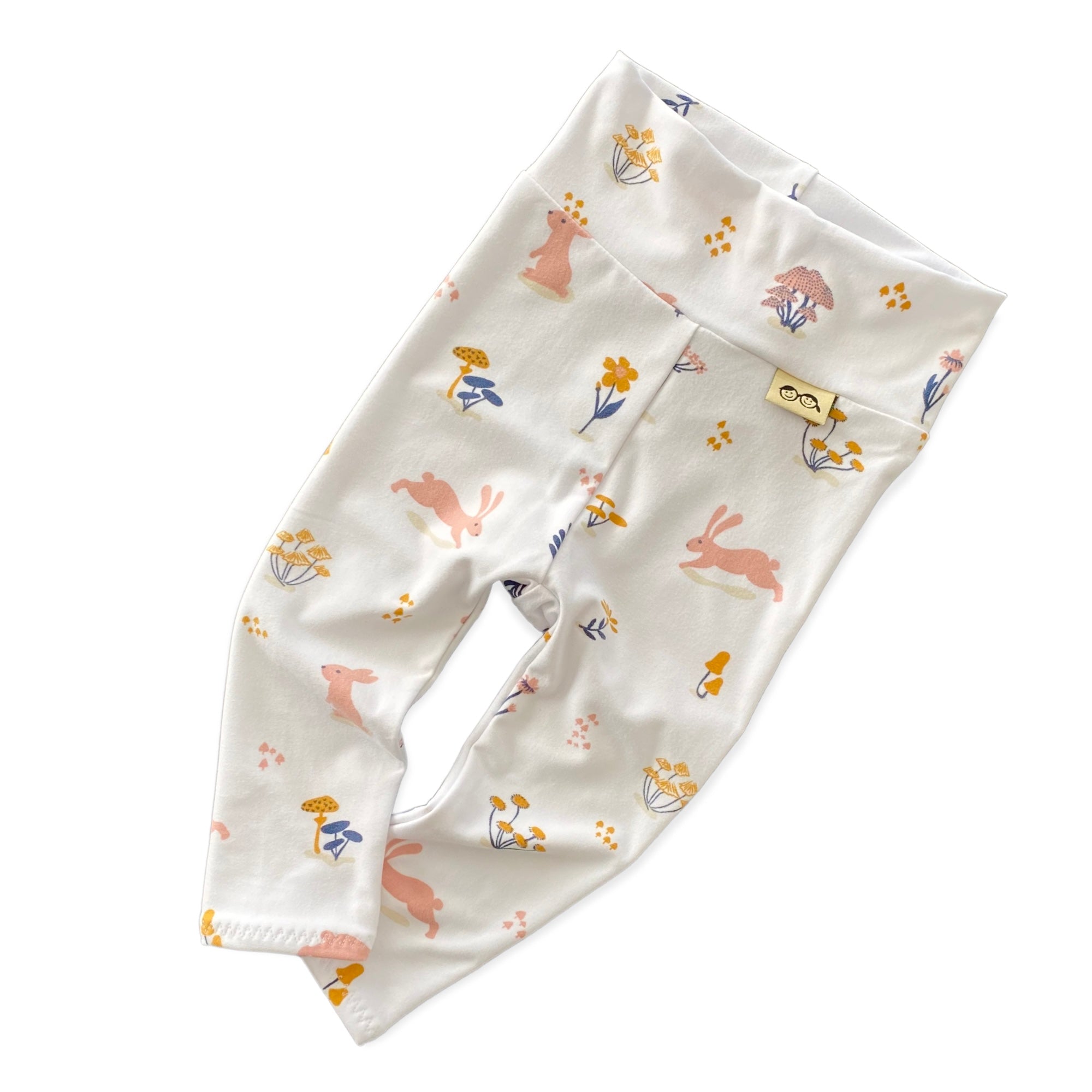 Bunny Hop On White Leggings and/or Headbands