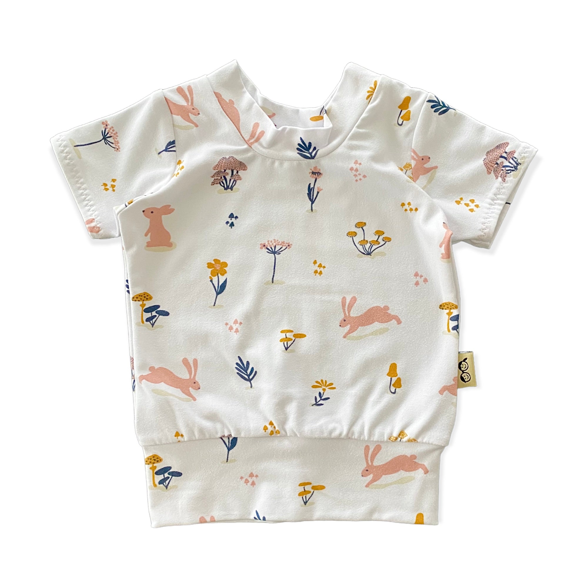 Bunny Hop on White Summer Lounge Set