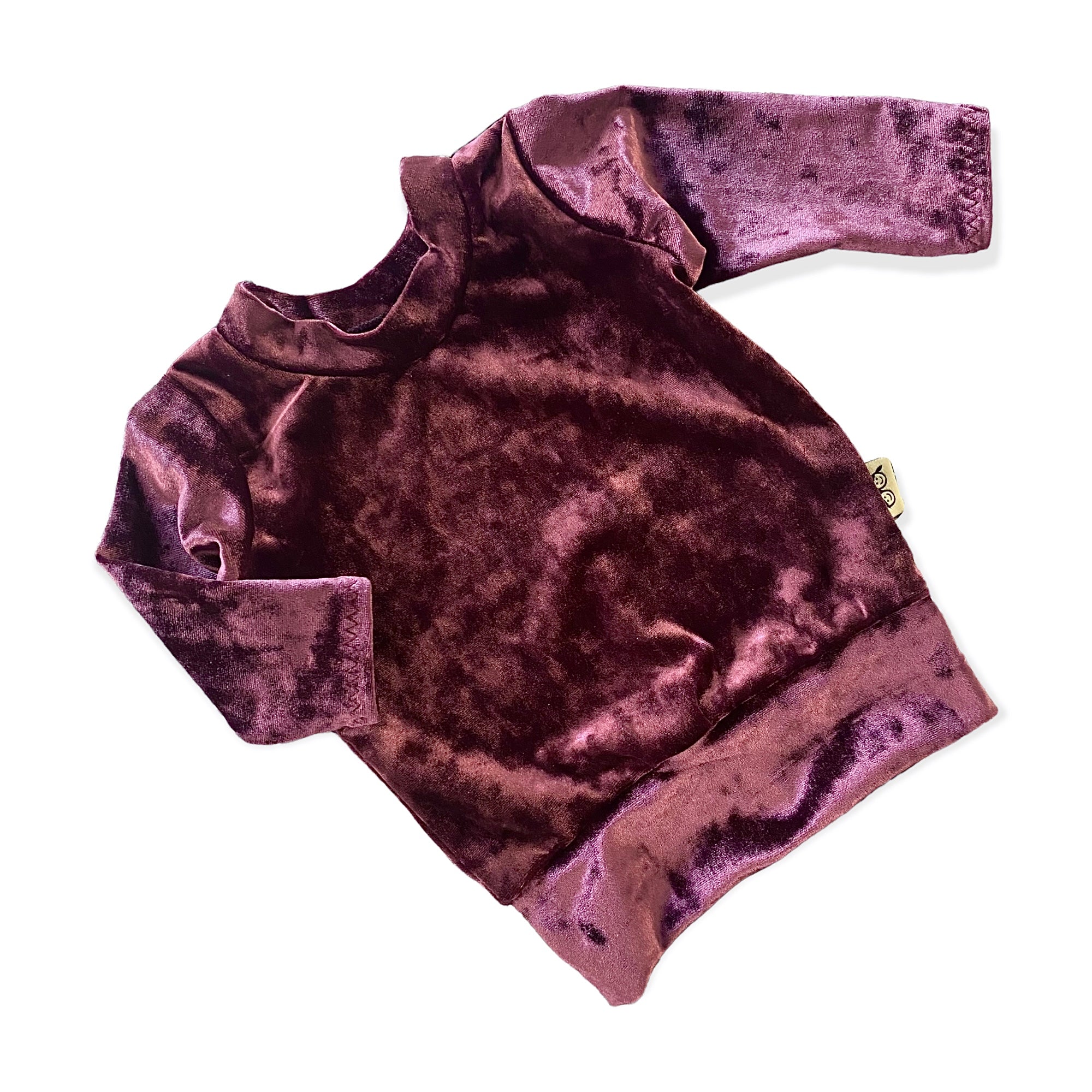 Burgundy Velvet Lounge Top