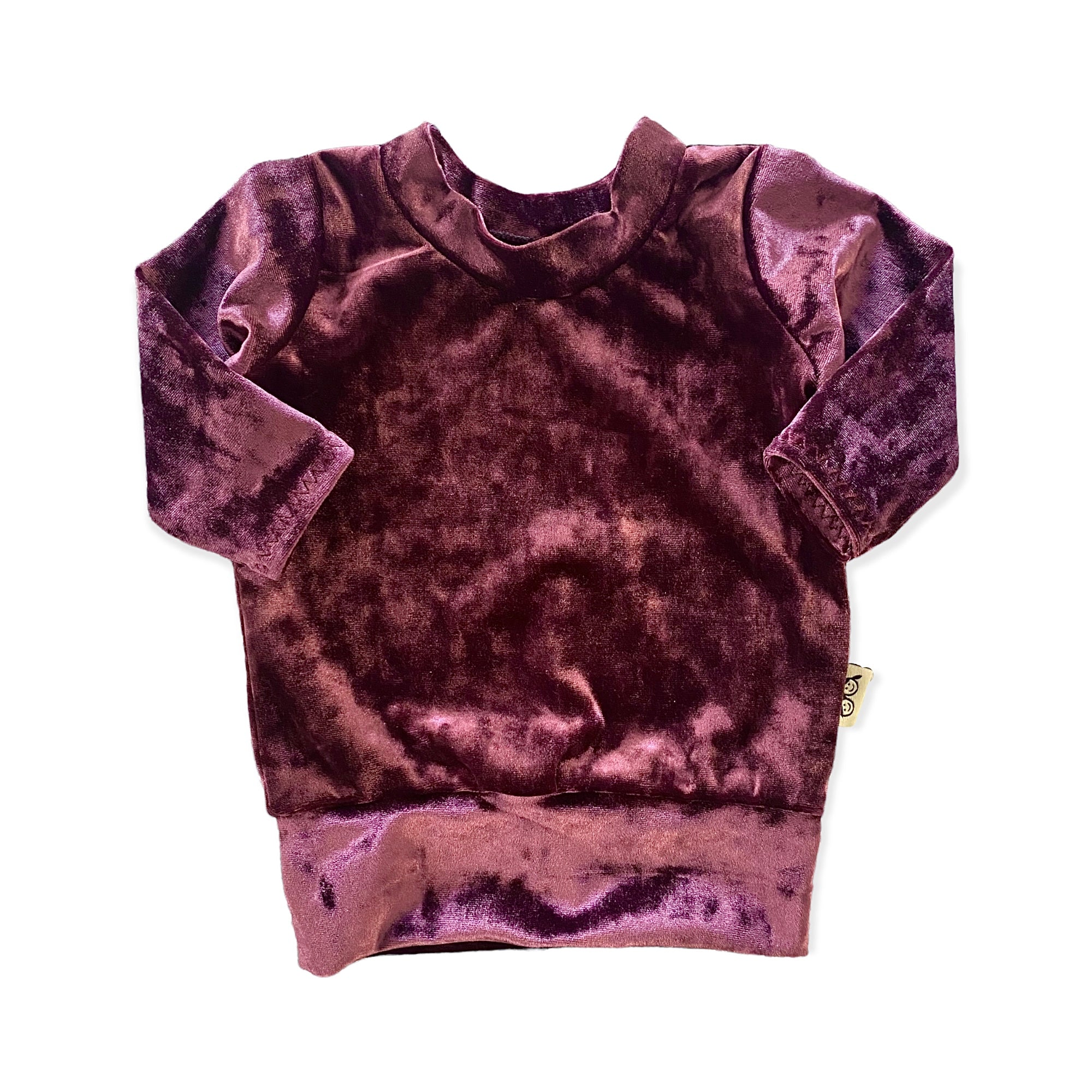 Burgundy Velvet Lounge Top