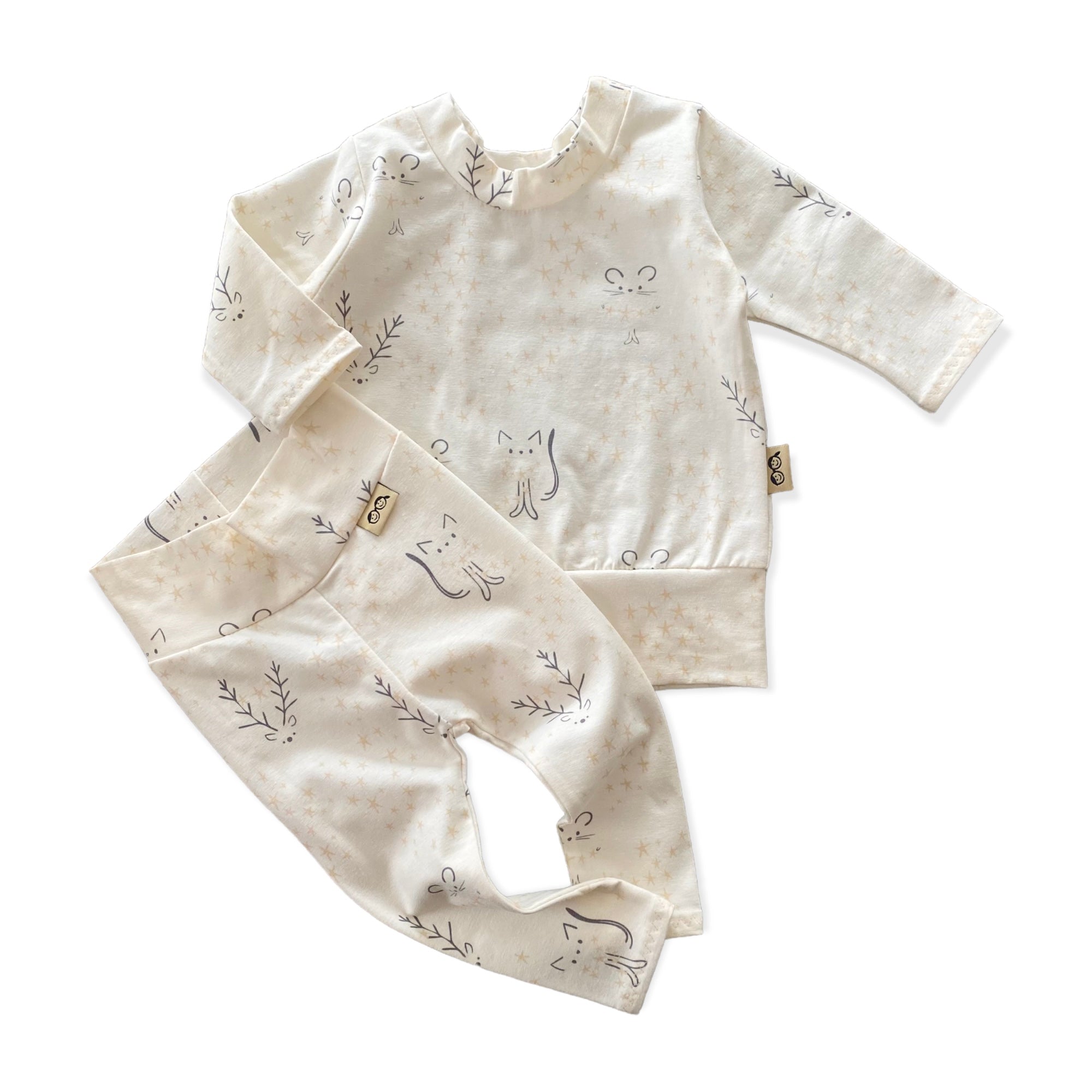 Star Bright Frost Cream Lounge Set