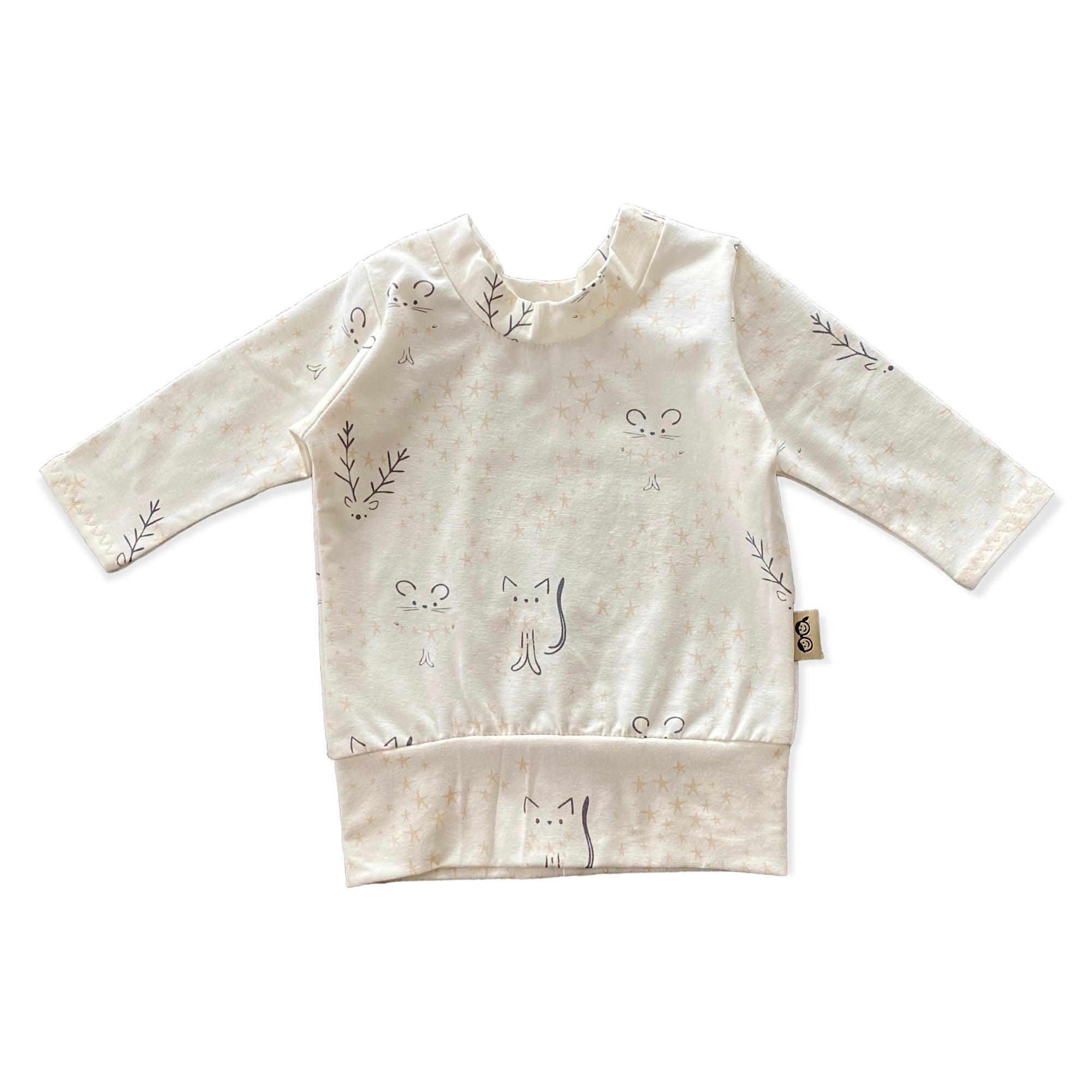 Star Bright Frost Cream Lounge Top