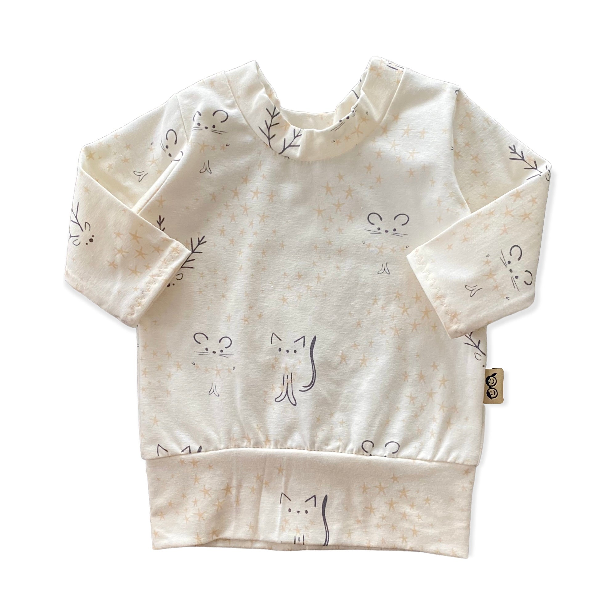 Star Bright Frost Cream Lounge Top