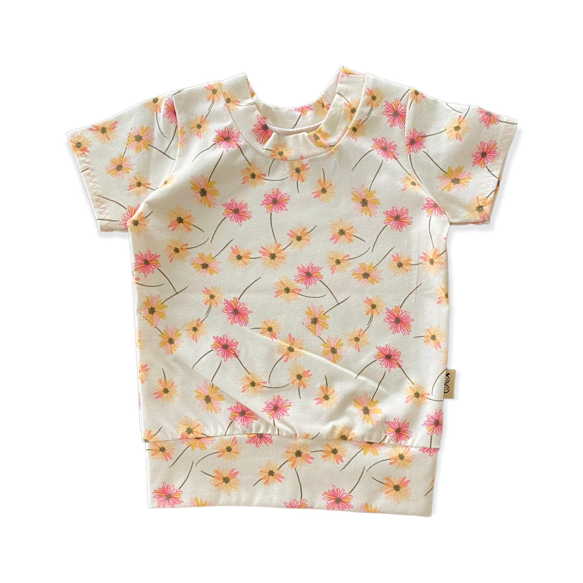 Cream Floral Summer Lounge Set
