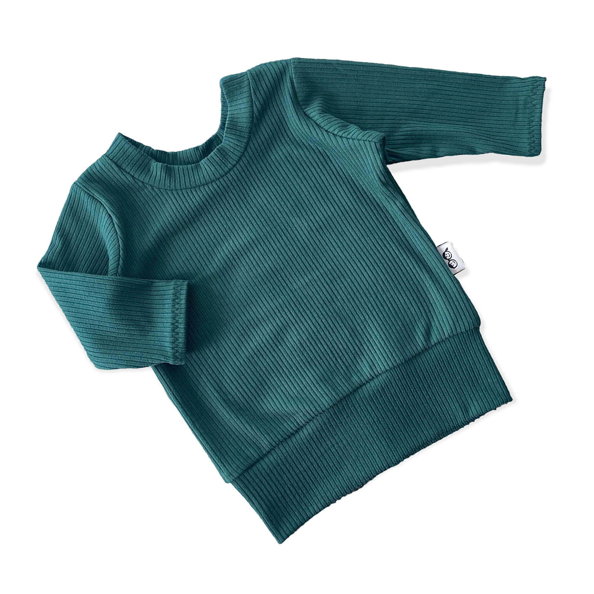 Hunter Green Ribbed Lounge Set