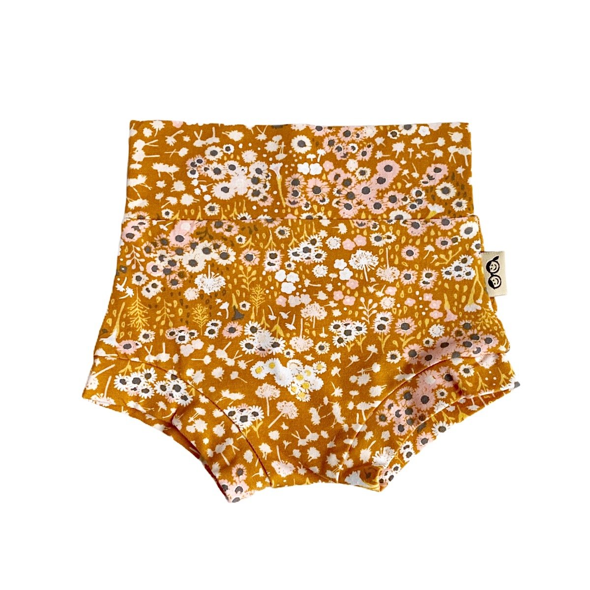 Mustard Floral Bummies