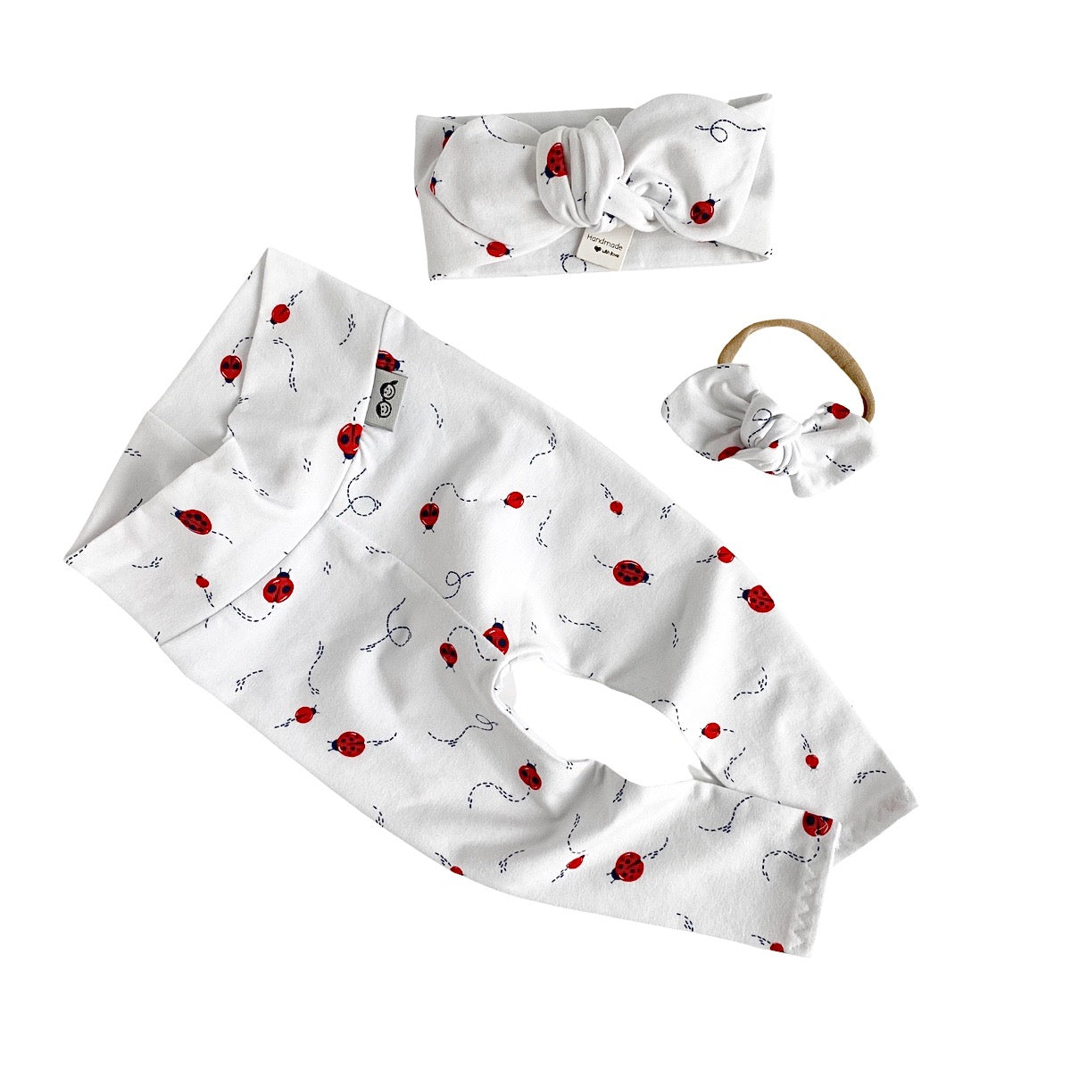 Ladybugs Leggings and Headbands