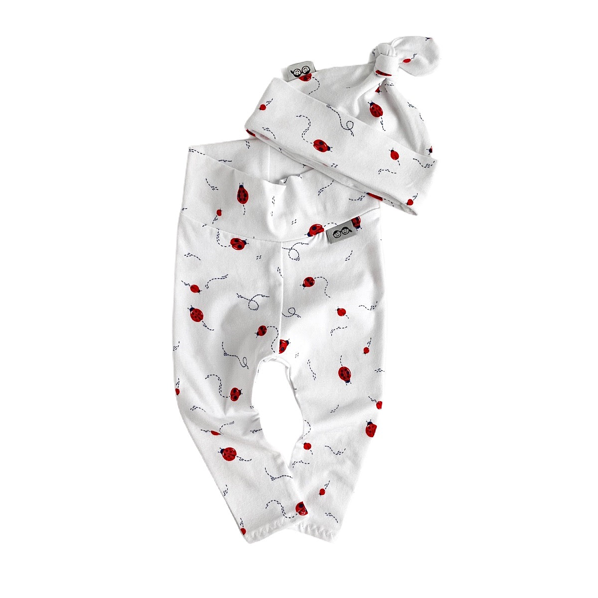 Ladybugs Leggings and/or Beanie Knot Hat