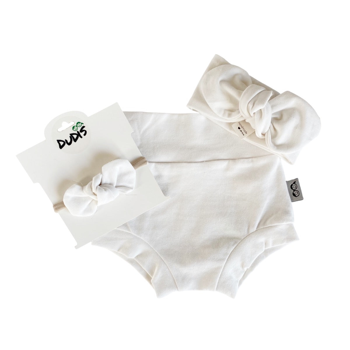 White Bummies and/or Headbands
