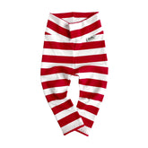 Red/White Stripe Leggings