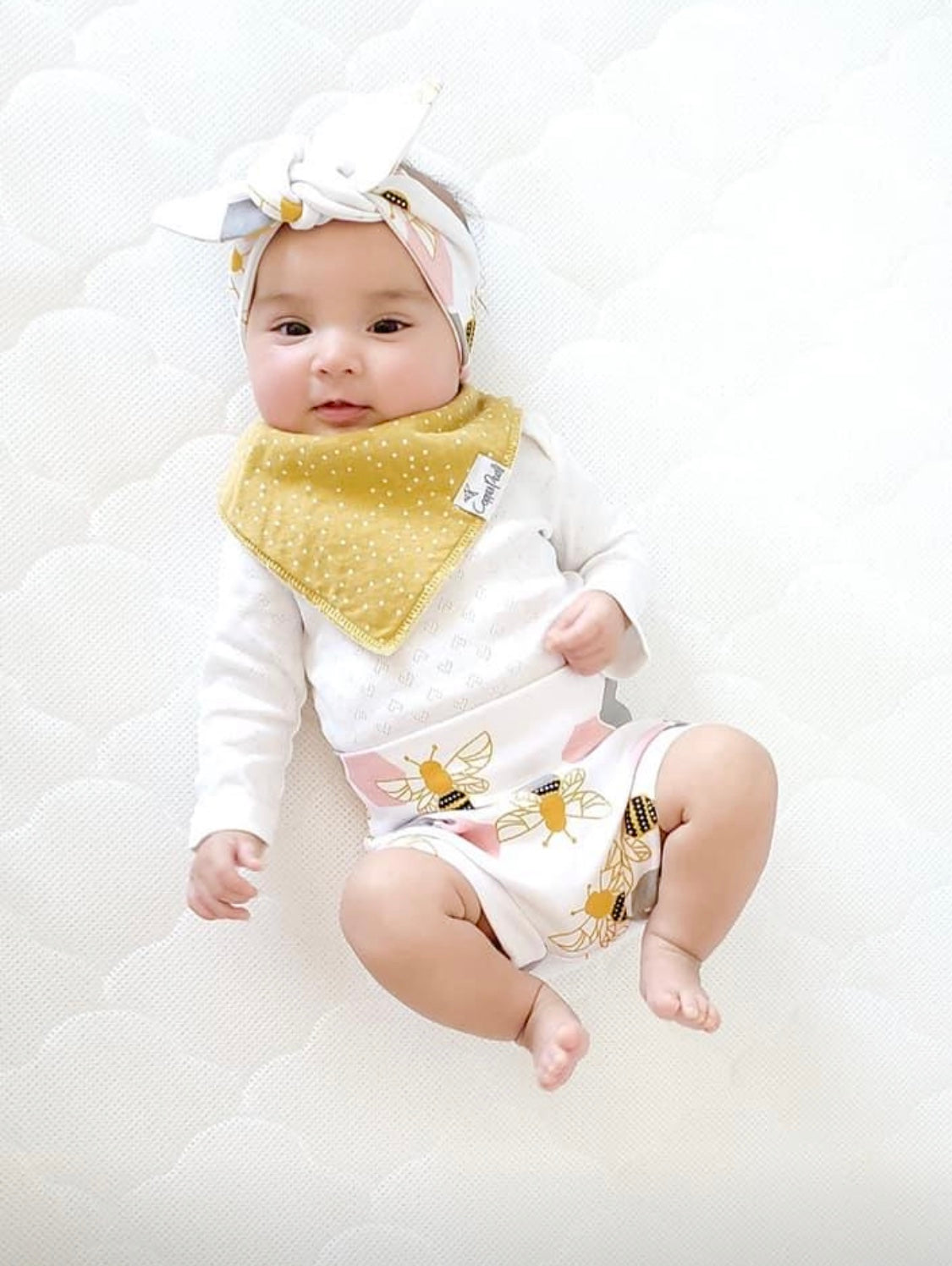 Bee Print Bummies and/or Headbands