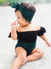 Hunter Green Ribbed Bummies
