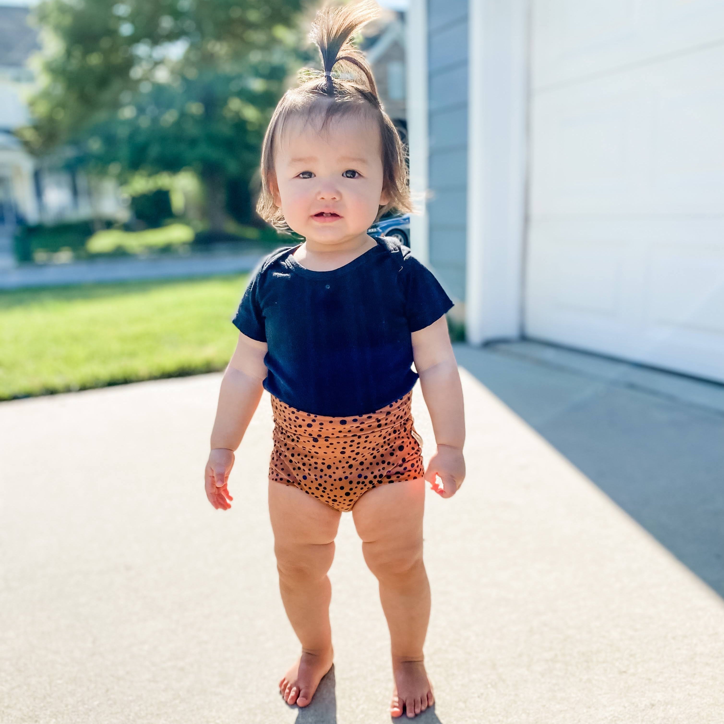 Tan Abstract Micro Dot Bummies and/or Headbands