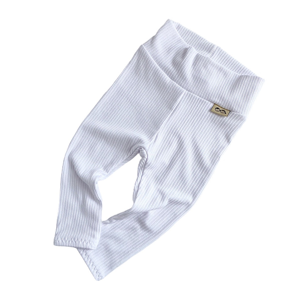 White Rib Leggings and/or Headband