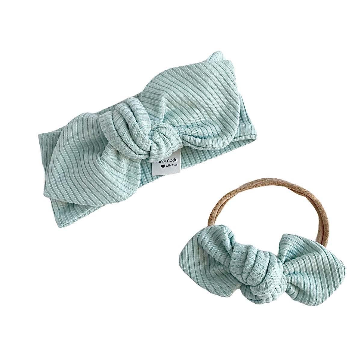 Mint Ribbed Headband