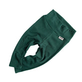 Hunter Green Ribbed Leggings