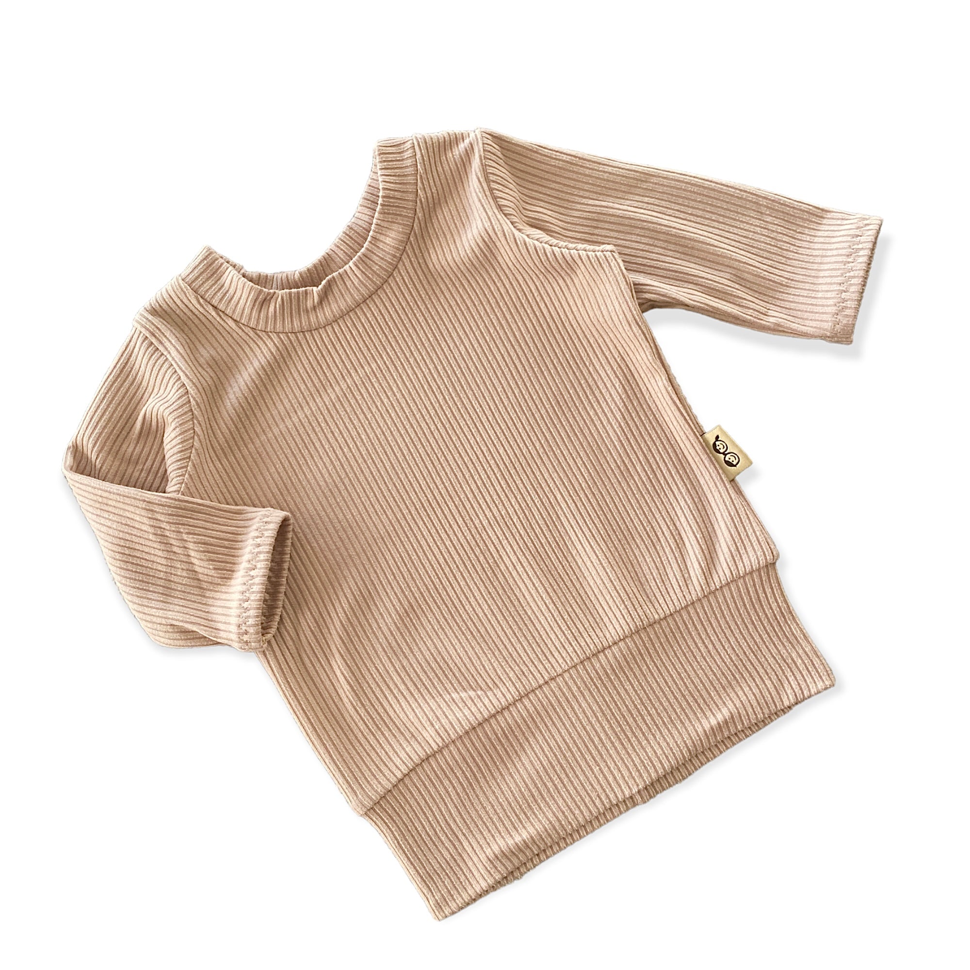 Latte Ribbed Lounge Set