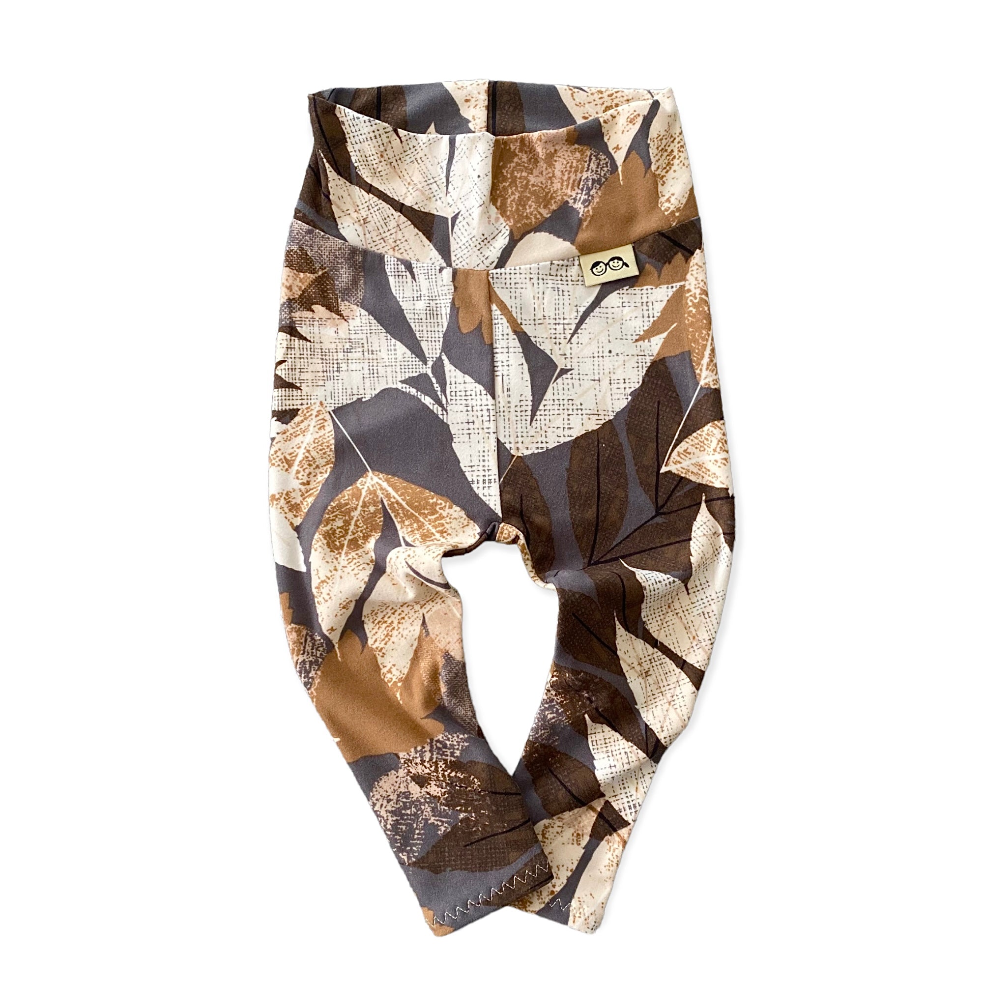 Leaves on Midnight Blue Leggings