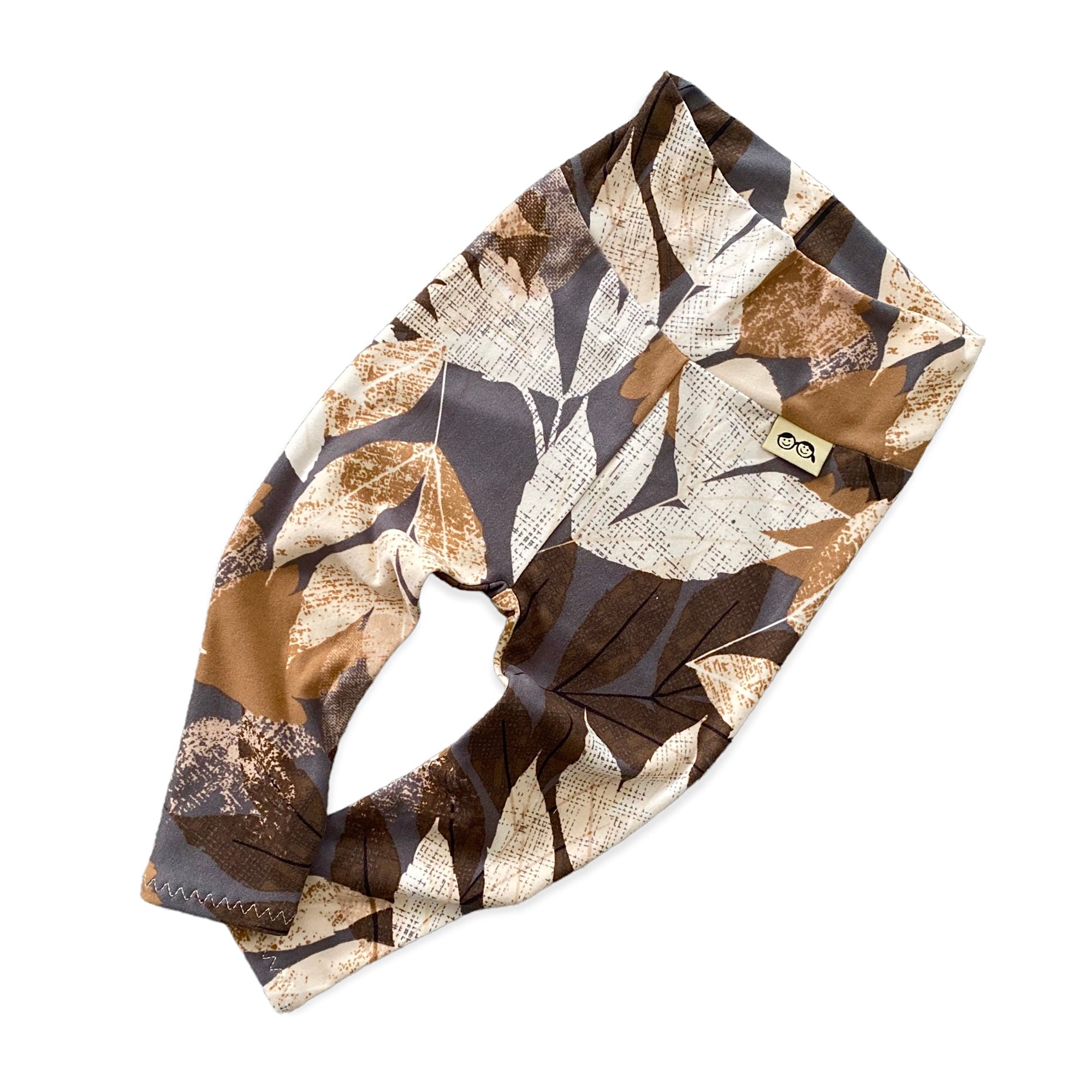 Leaves on Midnight Blue Leggings