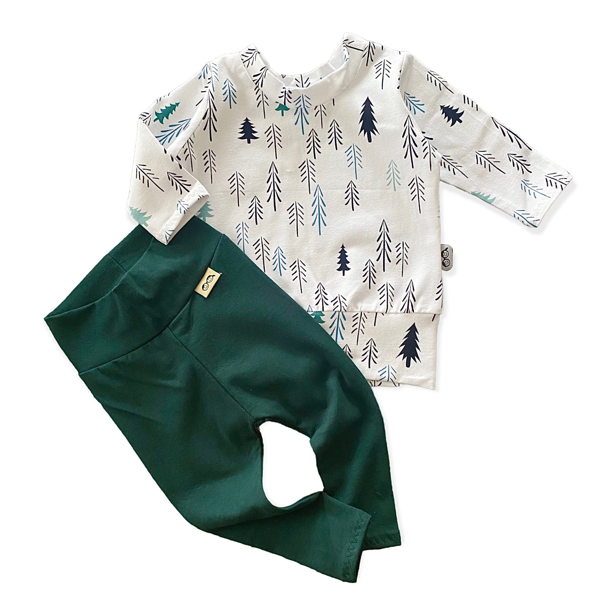 Loblolly Pine and Hunter Green Dudis Lounge Set