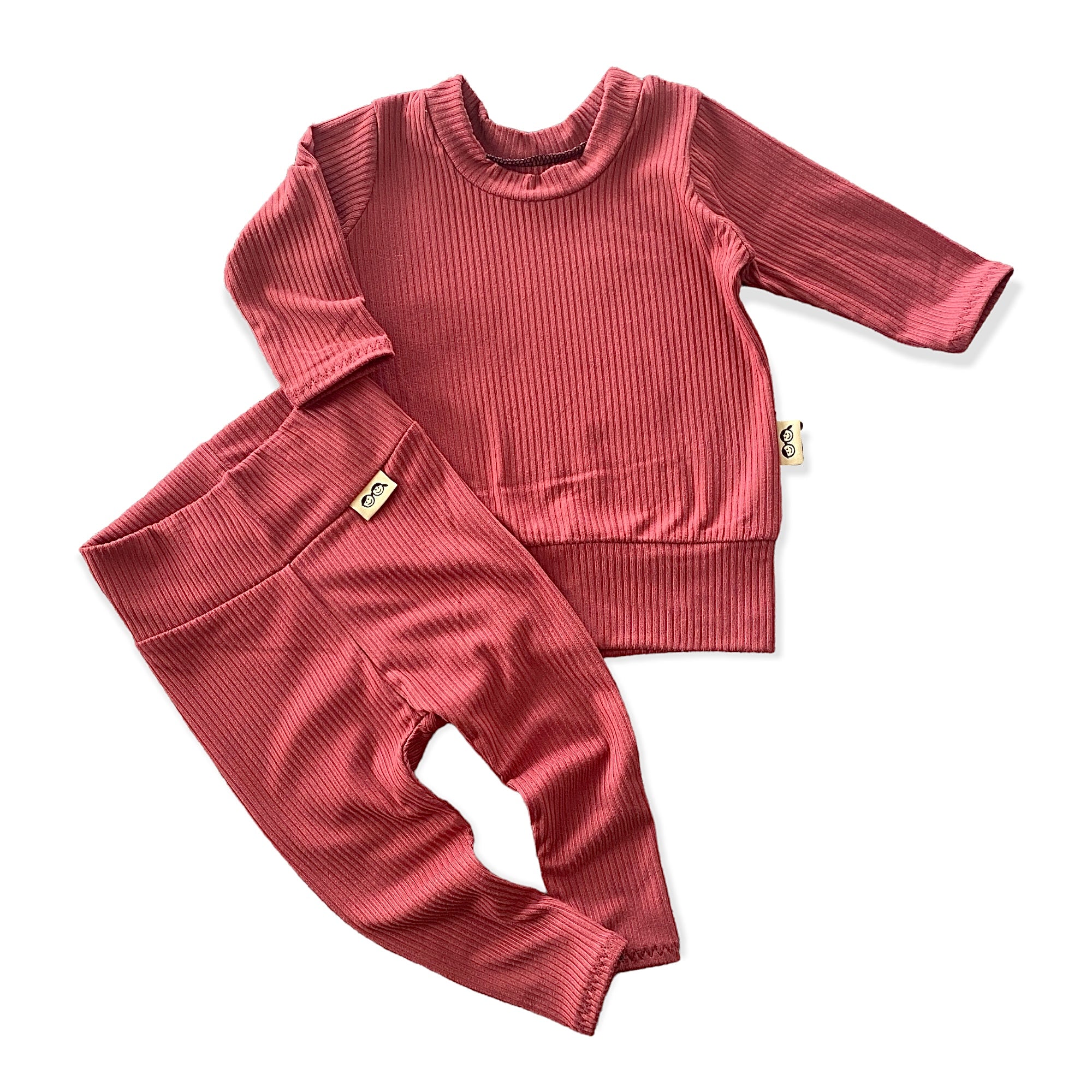 Mauve Rib Dudis Lounge Set