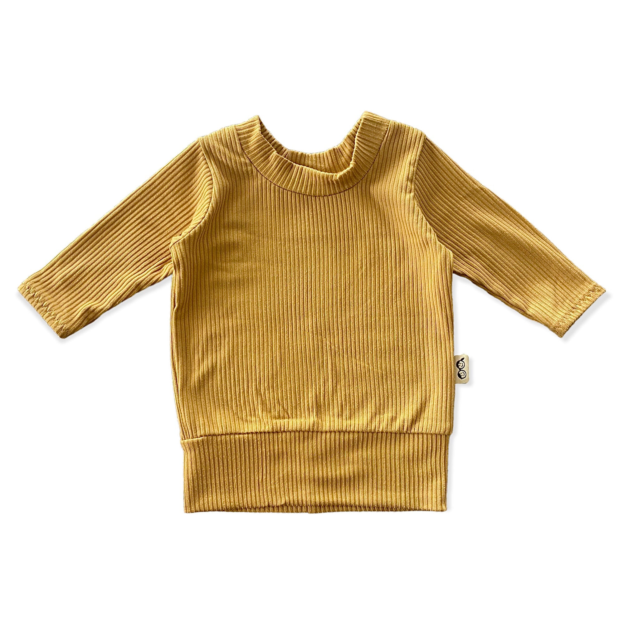 Mustard Ribbed Lounge Set