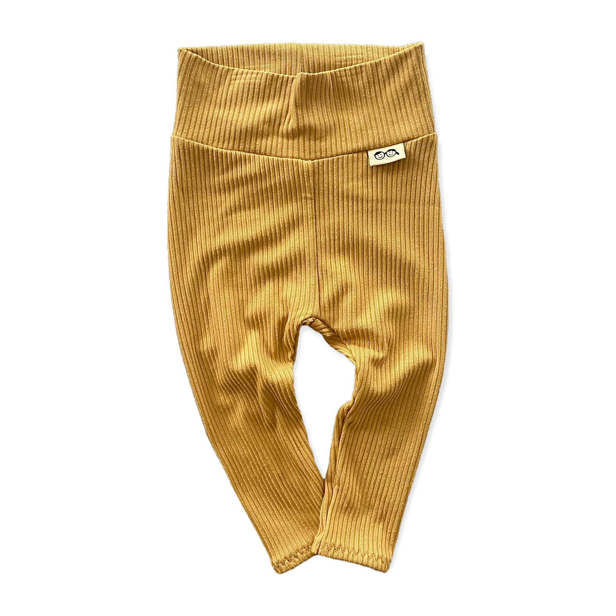 Mustard Ribbed Lounge Set