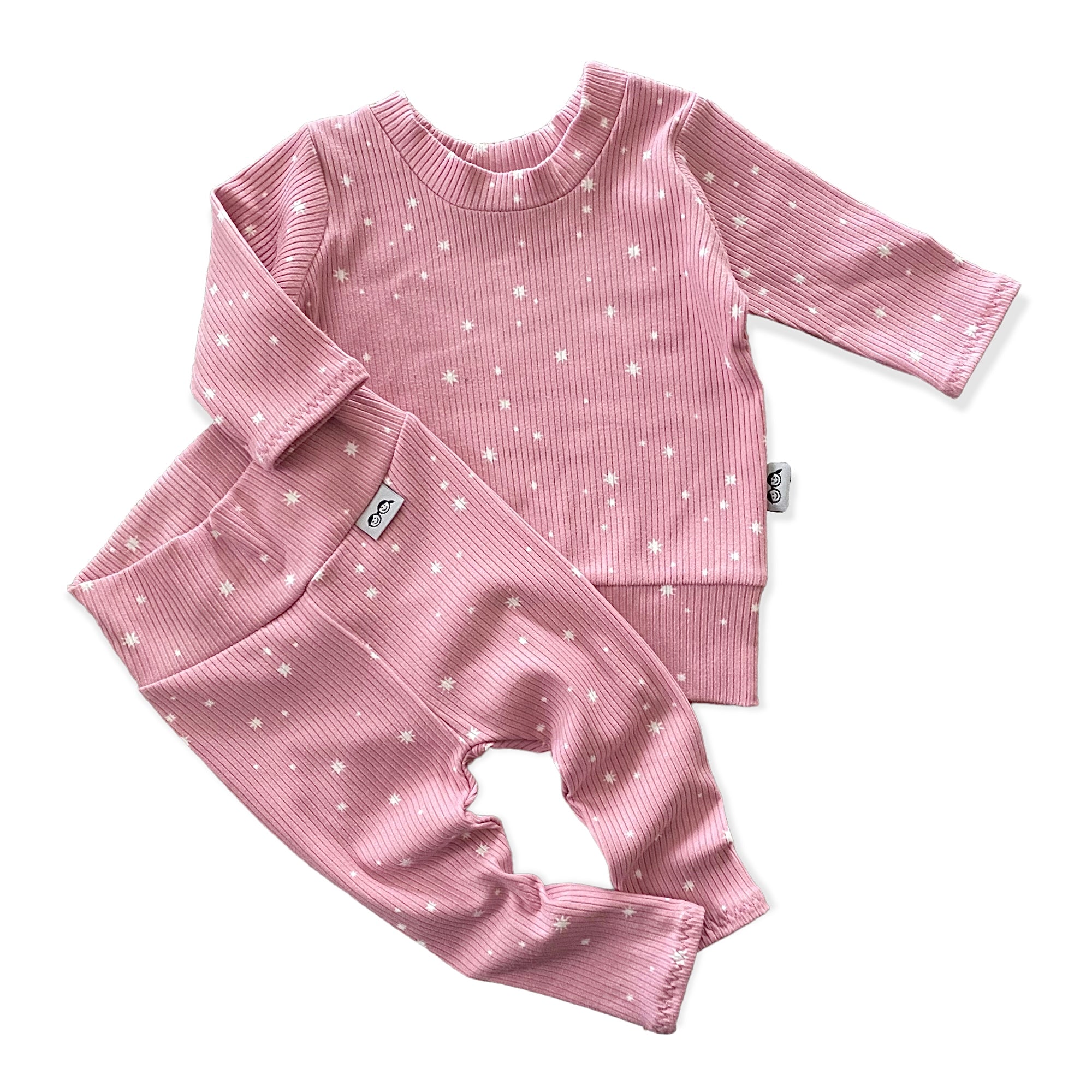 My Lucky Stars on Pink Rib Dudis Lounge Set