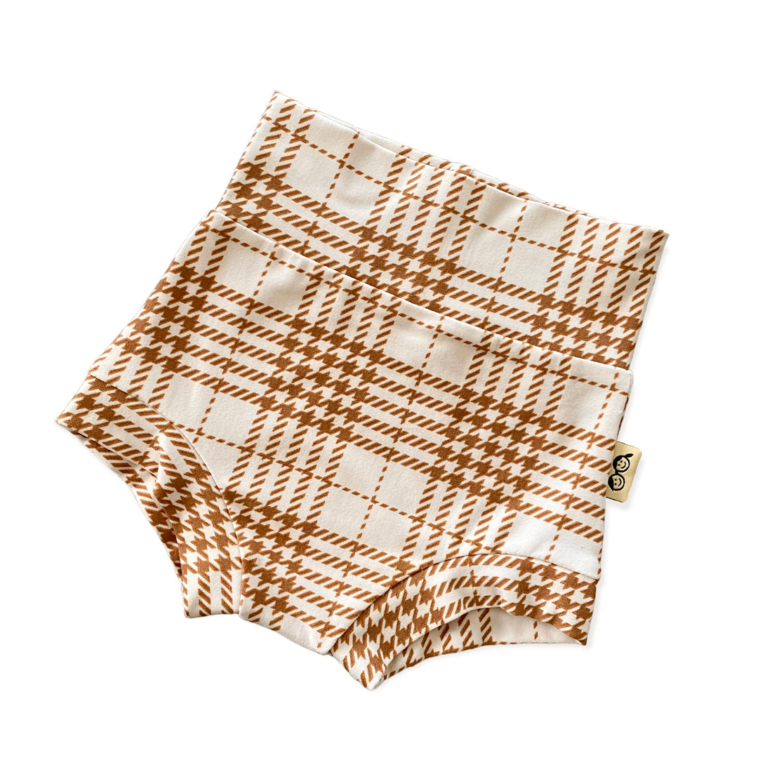Neutral Plaid Bummies