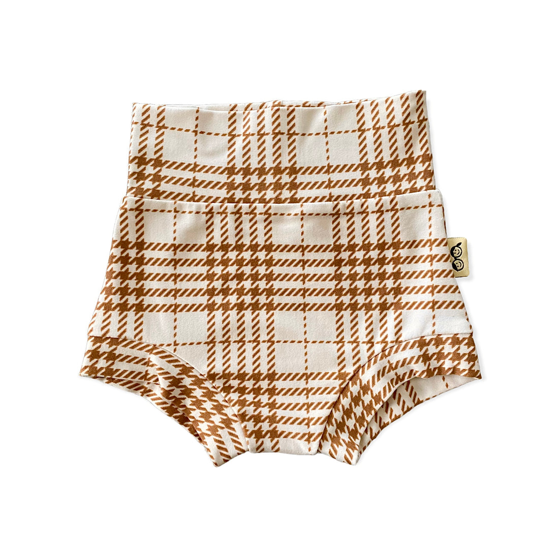 Neutral Plaid Bummies
