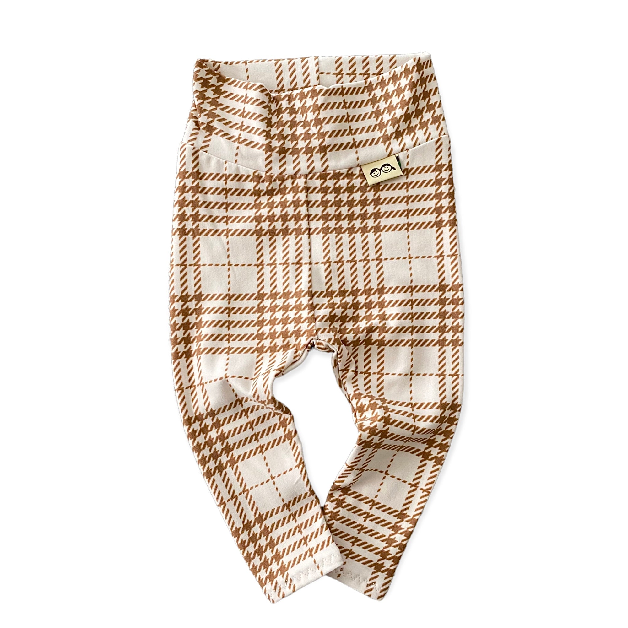 Neutral Plaid Leggings