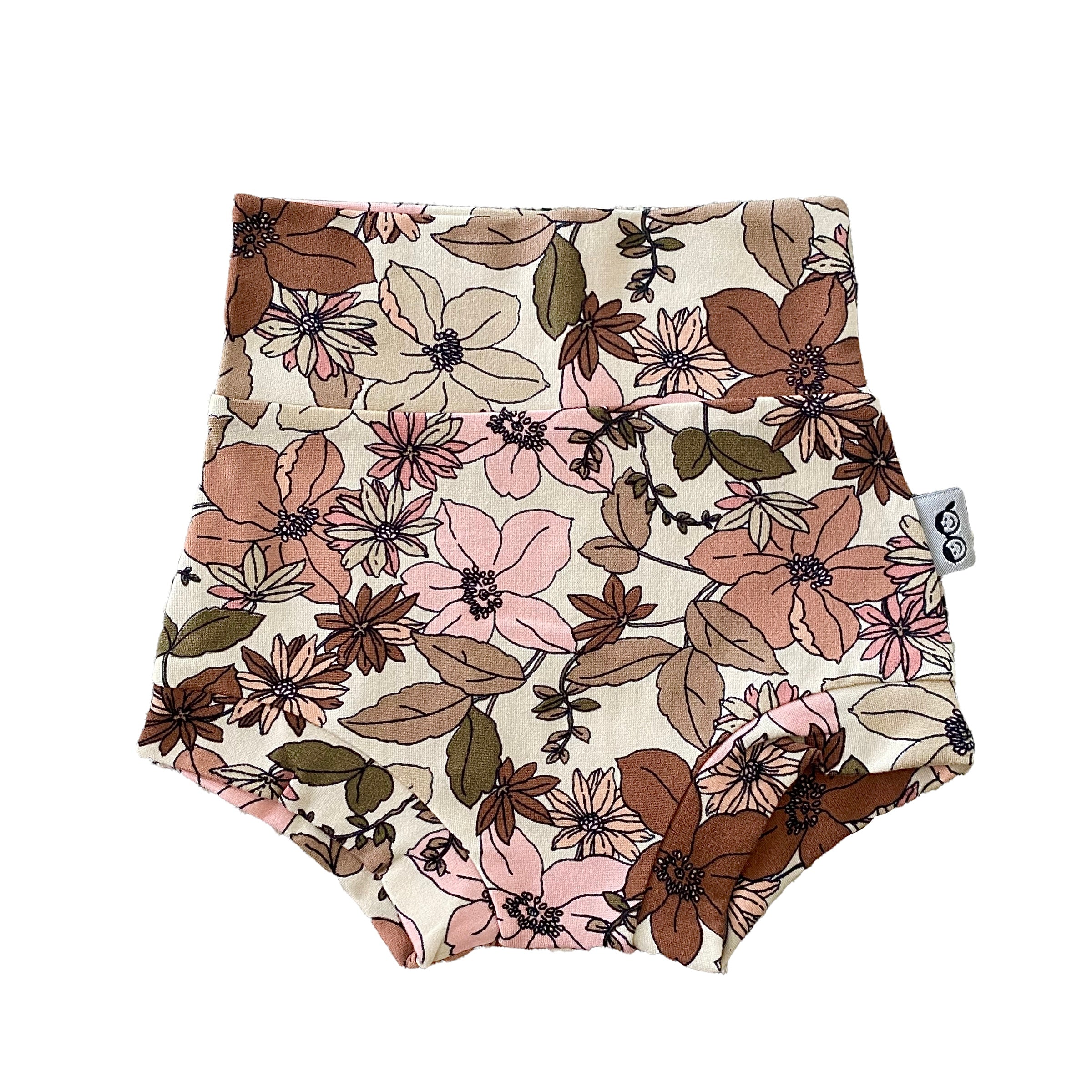 Nude Boho Florals Bummies and/or Headbands