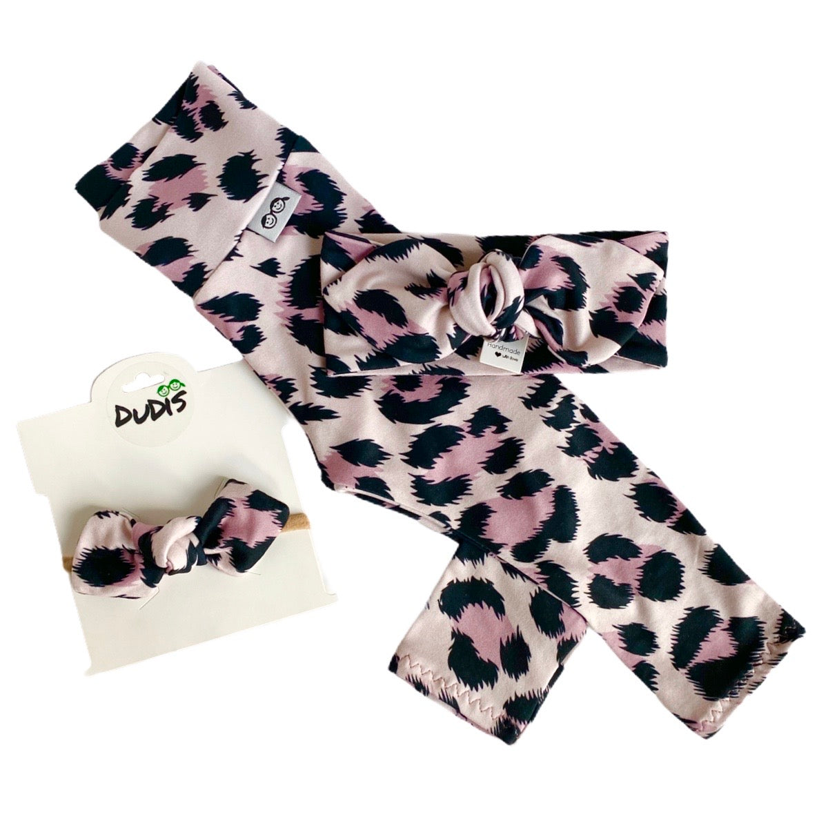 Mauve Leopard Leggings and/or Headbands
