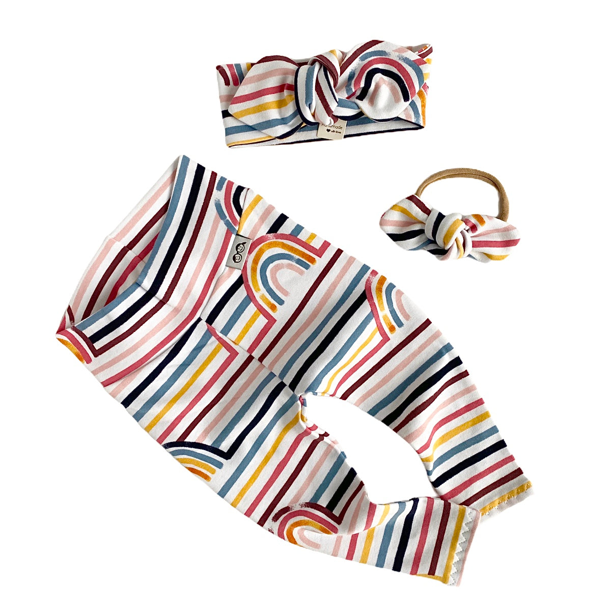 Rainbows Stripes Leggings and/or Headbands