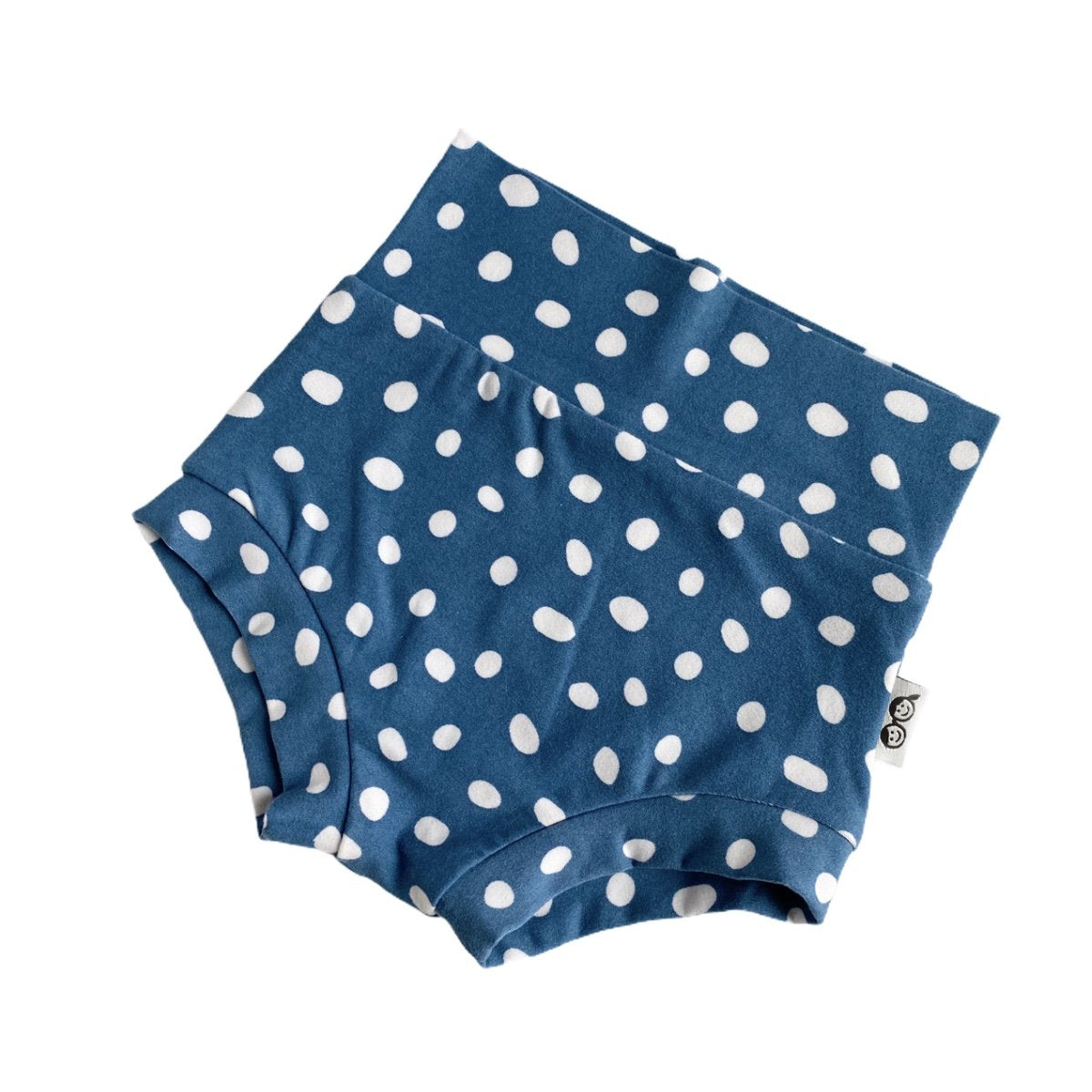 Blue White Abstract Dots Bummies and/or Headbands