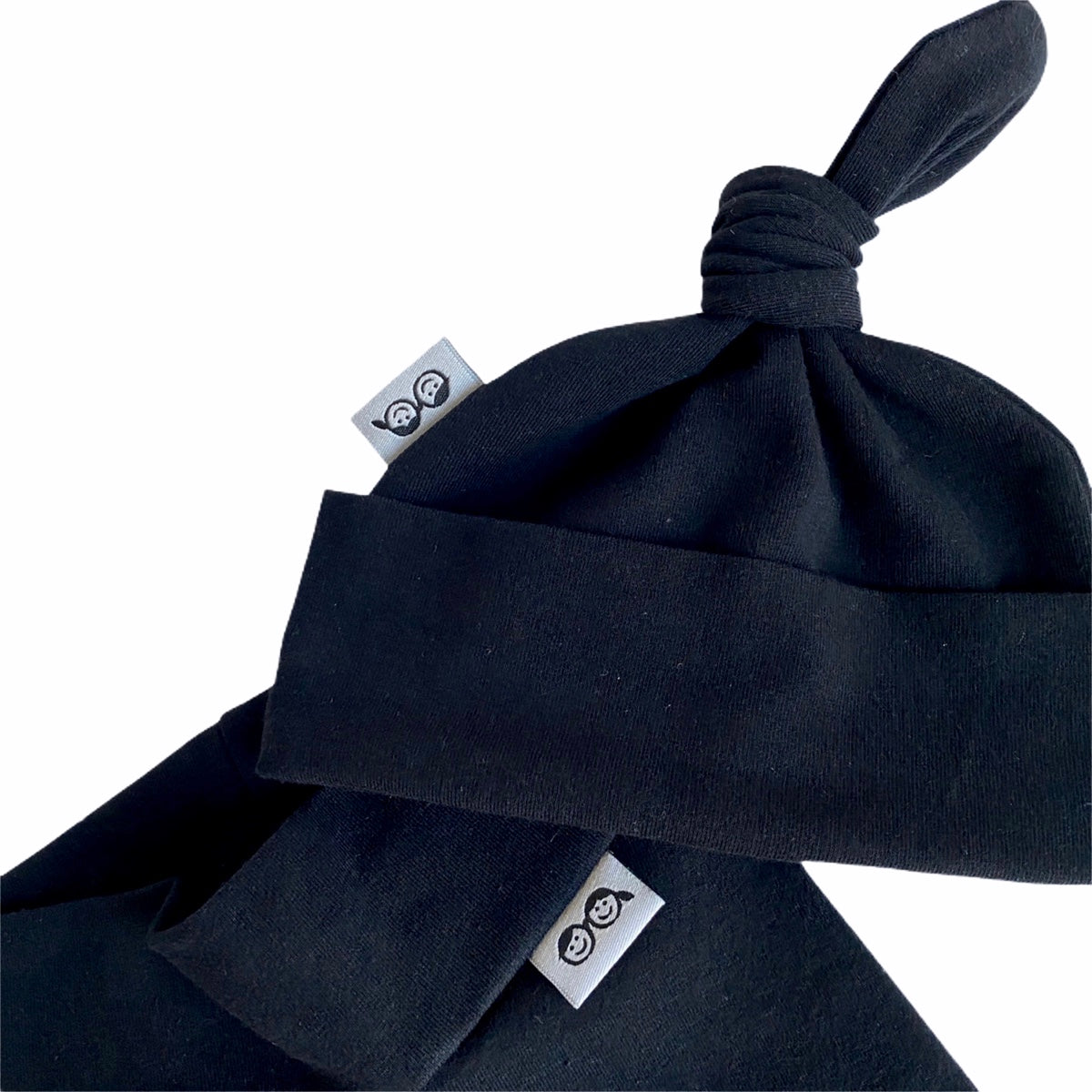 Solid Black Leggings and/or Knot Beanie