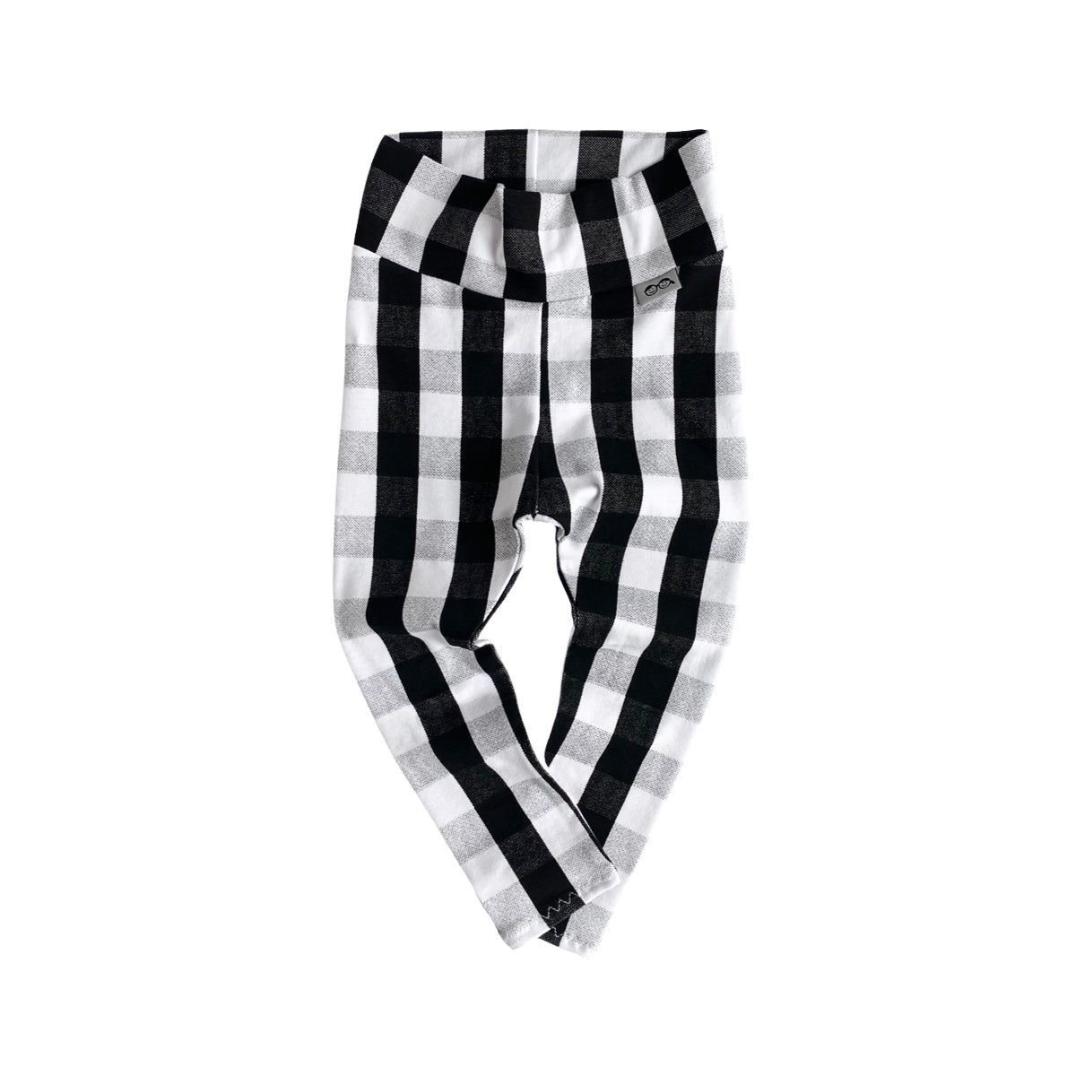Black and White Plaid Leggings