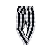 Black and White Plaid Leggings