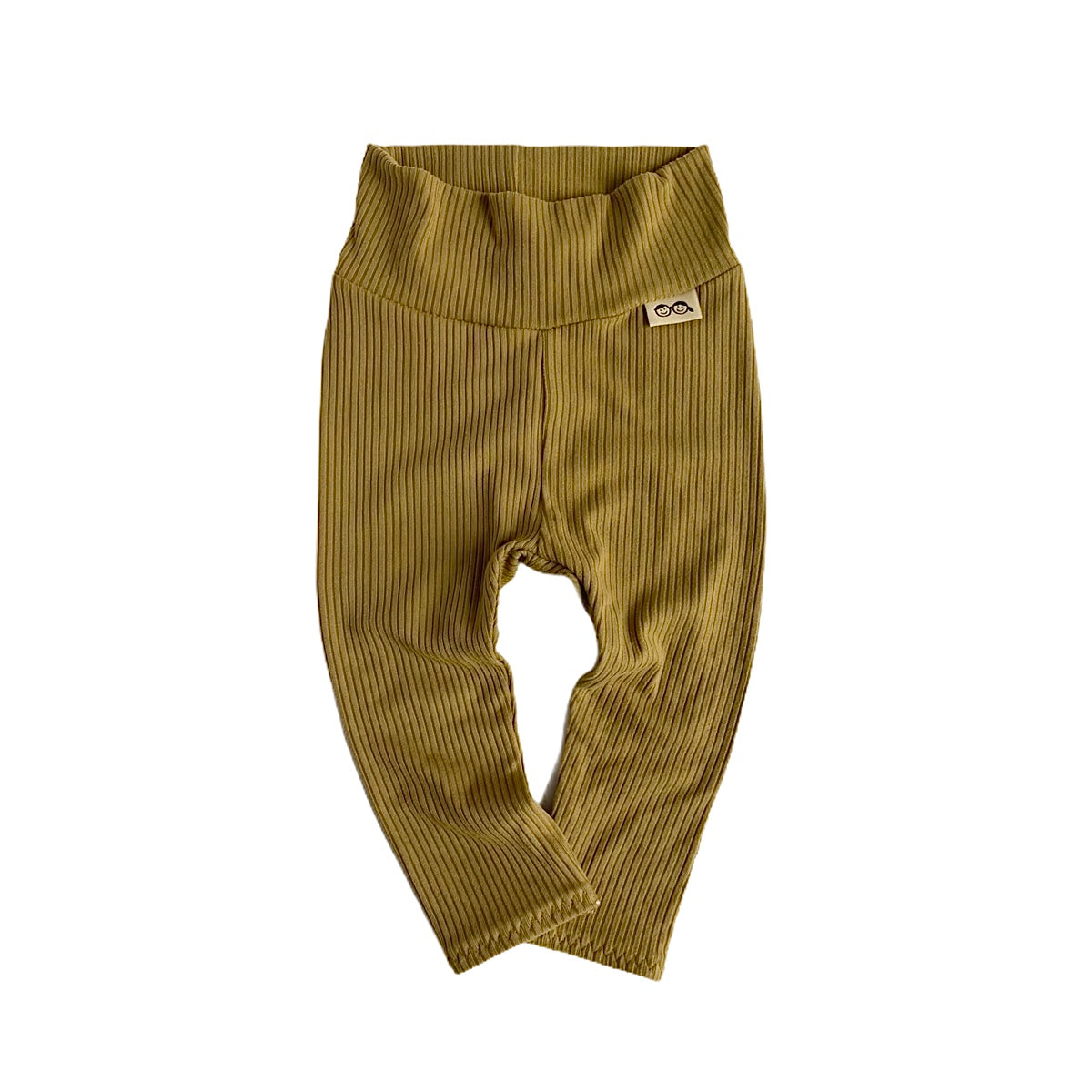 Vintage Olive Rib Leggings