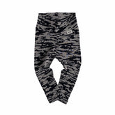 Black and Gray Zebra Leggings