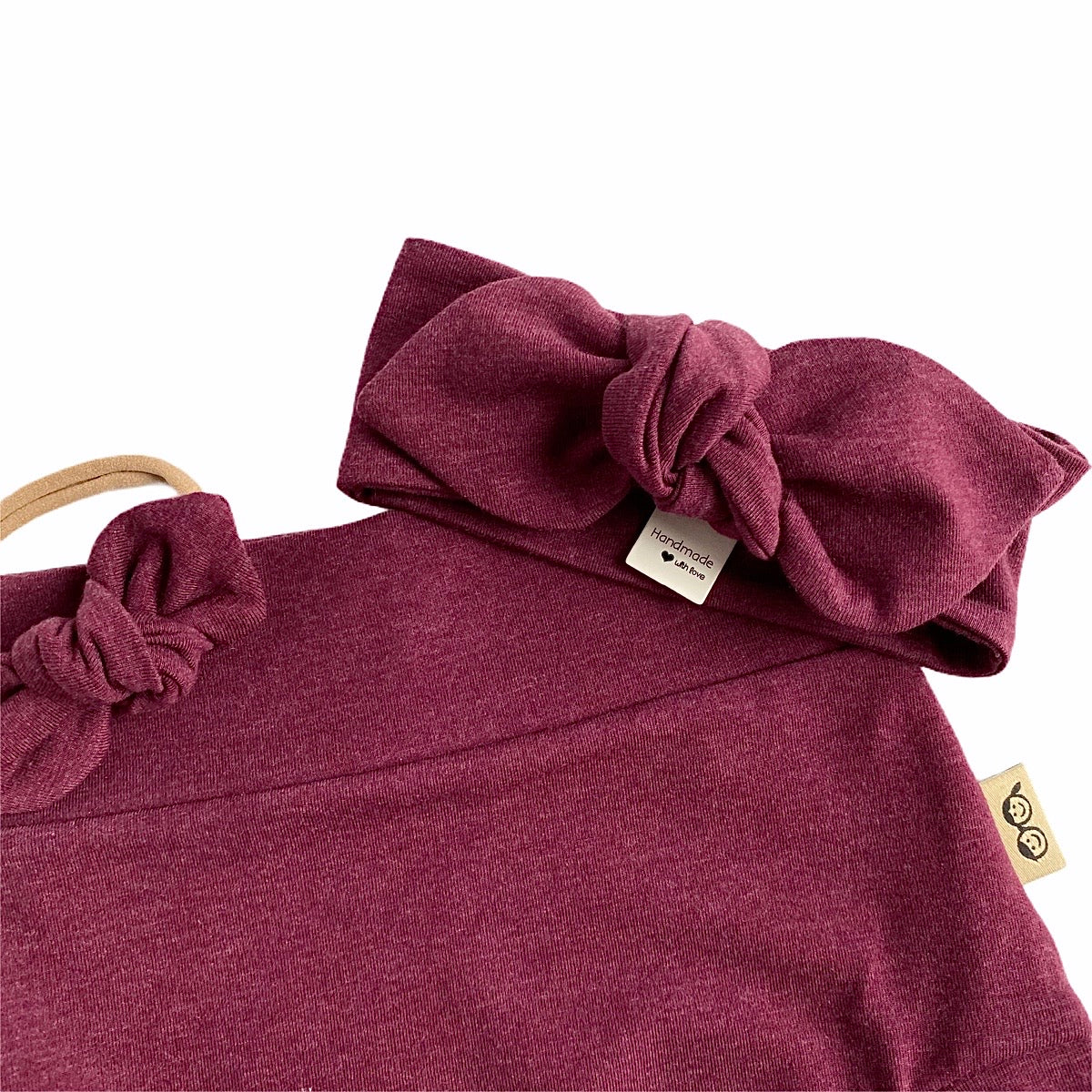 Heather Marsala Bummies and/or Headbands