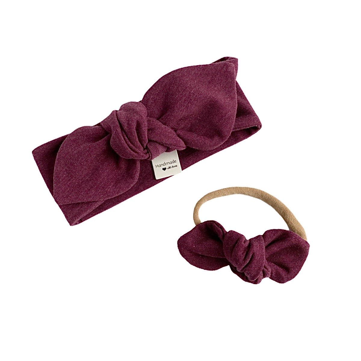 Heather Marsala Bummies and/or Headbands