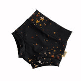 Foil Stars on Black Bummies