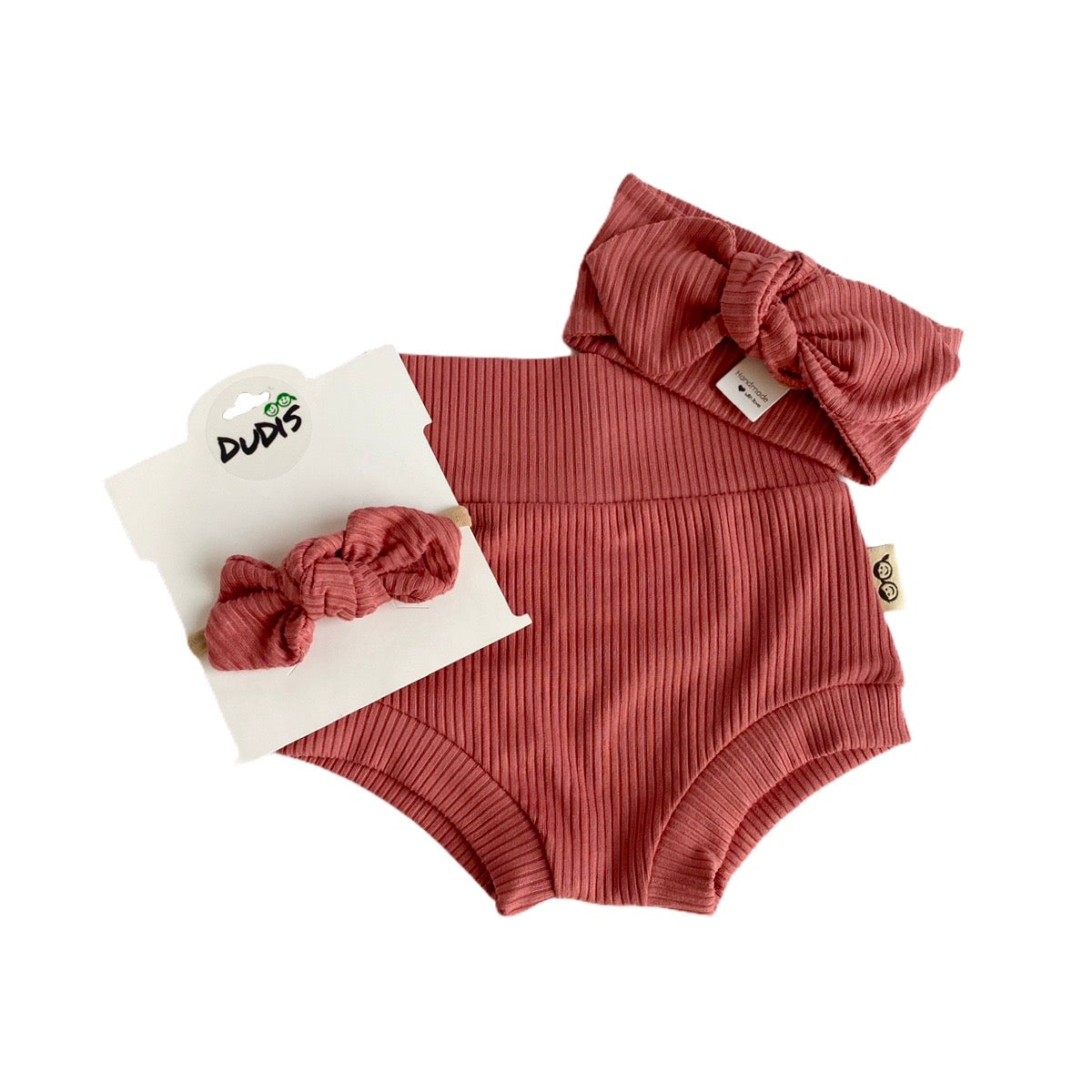 Mauve Rib Bummies and/or Headbands